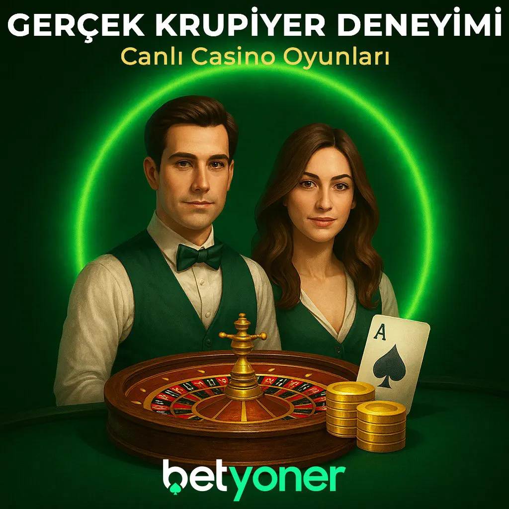 Gerçek Krupiyer Deneyimi | Betyoner Canlı Casino Oyunları